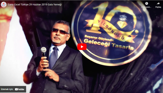 Gano Excel Türkiye 29 Haziran 2019 Gala Yemeği